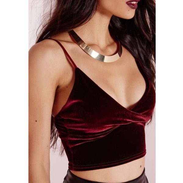 solid crop women wireless bralette velvet female spaghetti strap t-shirt cropped camisole, White
solid crop women wireless bralette velvet female spaghetti strap t-shirt cropped camisole, White
