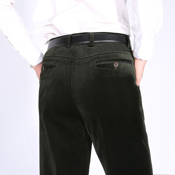 corduroy in autumn winter, plush and thickened middle-aged men's striped casual trousers, father's trousers for, Black
corduroy in autumn winter, plush and thickened middle-aged men's striped casual trousers, father's trousers for, Black