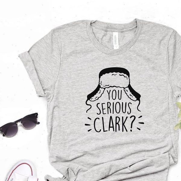 you serious clark christmas print women tshirt cotton casual funny t shirt gift for lady yong girl tee 6 color a, White
you serious clark christmas print women tshirt cotton casual funny t shirt gift for lady yong girl tee 6 color a, White