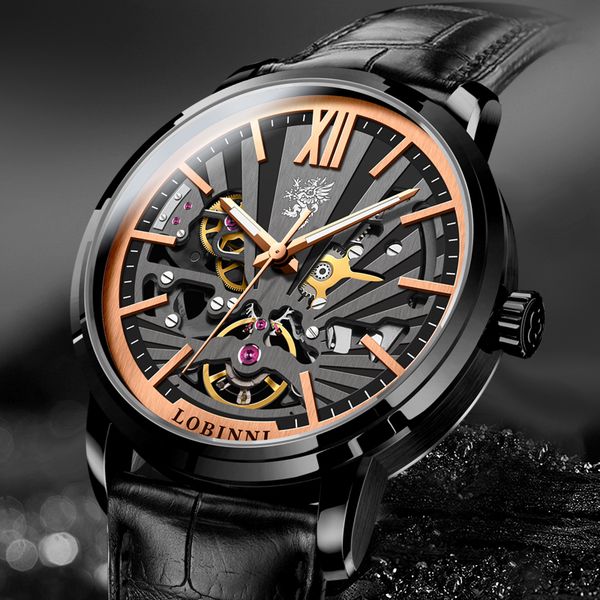 lobinni luxury switzerland brand man watch automatic mechanical watches mens genuine leather 50m waterproof male wristwatch new, Slivery;brown
lobinni luxury switzerland brand man watch automatic mechanical watches mens genuine leather 50m waterproof male wristwatch new, Slivery;brown