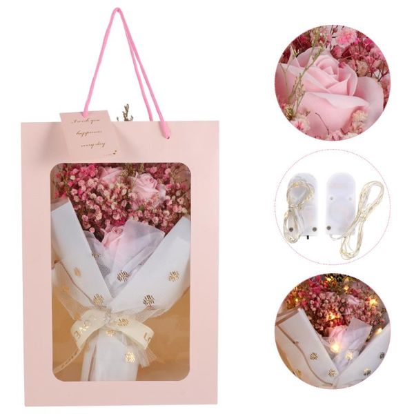 gift wrap 1 set artificial soap flower dry gypsophila bouquet box with fairy light
gift wrap 1 set artificial soap flower dry gypsophila bouquet box with fairy light
