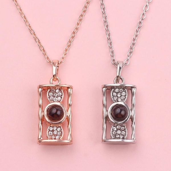 chains hourglass necklace 100 language i love you projection pendant romantic memory wedding jewelry, Silver
chains hourglass necklace 100 language i love you projection pendant romantic memory wedding jewelry, Silver