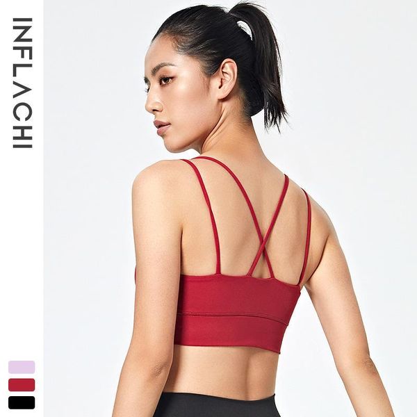gym clothing 2021 back cross women jogging yoga bras fine shoulder strap shockproof gather together sports bra1, White;black
gym clothing 2021 back cross women jogging yoga bras fine shoulder strap shockproof gather together sports bra1, White;black