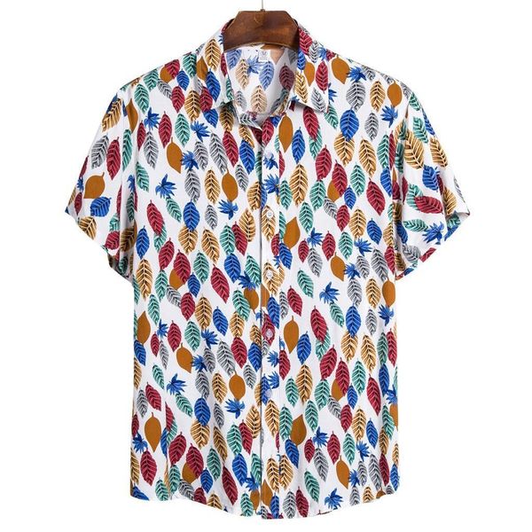 men ethnic short sleeve casual printed hawaiian shirt blouse plus size -3xl shirts camisa social masculina 2020, White;black
men ethnic short sleeve casual printed hawaiian shirt blouse plus size -3xl shirts camisa social masculina 2020, White;black