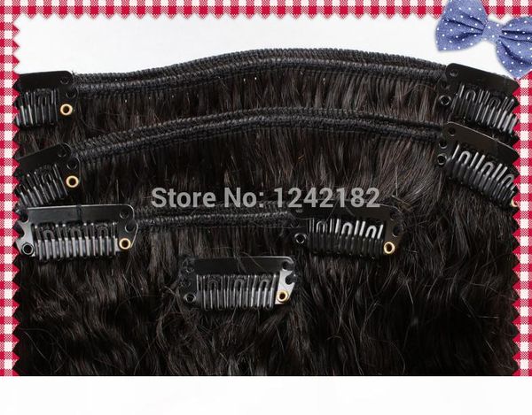 natural black clip in human hair extensions 6a unprocessed peruvian virgin hair kinky straight 7pcs coarse yaki human hair, Black;brown
natural black clip in human hair extensions 6a unprocessed peruvian virgin hair kinky straight 7pcs coarse yaki human hair, Black;brown