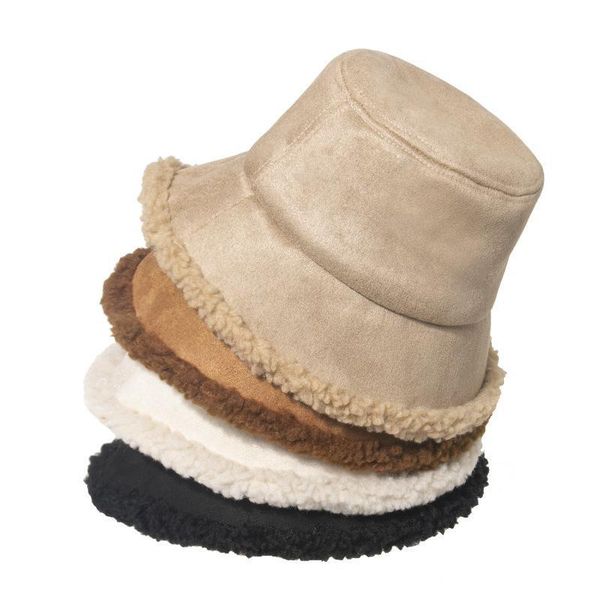 wide brim hats luxury fur thick warm winter suede fabric with lamb fishman caps for schoolgirl's outwear wind proof bucket, Blue;gray
wide brim hats luxury fur thick warm winter suede fabric with lamb fishman caps for schoolgirl's outwear wind proof bucket, Blue;gray