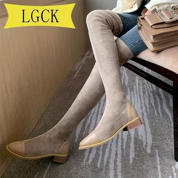 plus size 34-43 winter flock over the knee boots women stretch fabric thigh high woman shoes long boots genuine leather1, Black
plus size 34-43 winter flock over the knee boots women stretch fabric thigh high woman shoes long boots genuine leather1, Black