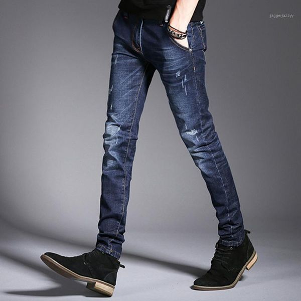 men's jeans casual pants men trousers slim solid color denim youth style fashion stretch1, Blue
men's jeans casual pants men trousers slim solid color denim youth style fashion stretch1, Blue