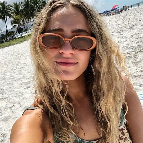 sunglasses small oval transparent brown plastic frame narrow sun glasses for women vintage retro shades uv400, White;black
sunglasses small oval transparent brown plastic frame narrow sun glasses for women vintage retro shades uv400, White;black