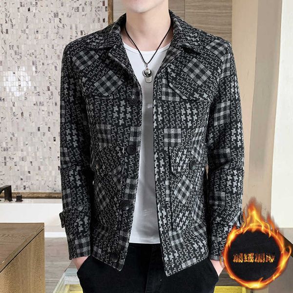 anchor winter plush thick jacket casual fashion short woolen men's coat, Black;brown
anchor winter plush thick jacket casual fashion short woolen men's coat, Black;brown