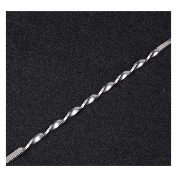 26cm stainless steel long mixing spoon, spiral long bar spoons for cocktail drinking, two head qylxew hxclothes
26cm stainless steel long mixing spoon, spiral long bar spoons for cocktail drinking, two head qylxew hxclothes