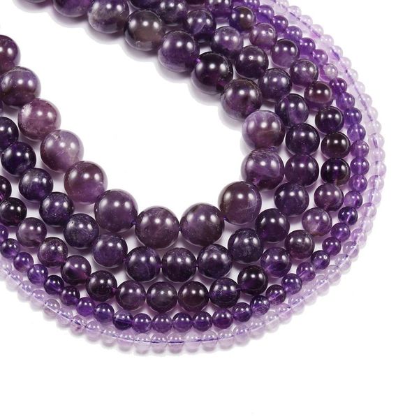 1strand lot 4 6 8 10 12 mm natural purple amethystes crystal stone round beads loose spacer bead for jewelry making diy h jlldvh
1strand lot 4 6 8 10 12 mm natural purple amethystes crystal stone round beads loose spacer bead for jewelry making diy h jlldvh