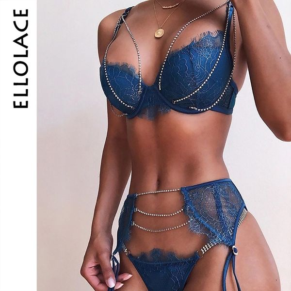 ellolace shiny underwear set women lingerie bra & brief sets underwire push up bralette and panties 3 piece sets y200115, Red;black
ellolace shiny underwear set women lingerie bra & brief sets underwire push up bralette and panties 3 piece sets y200115, Red;black