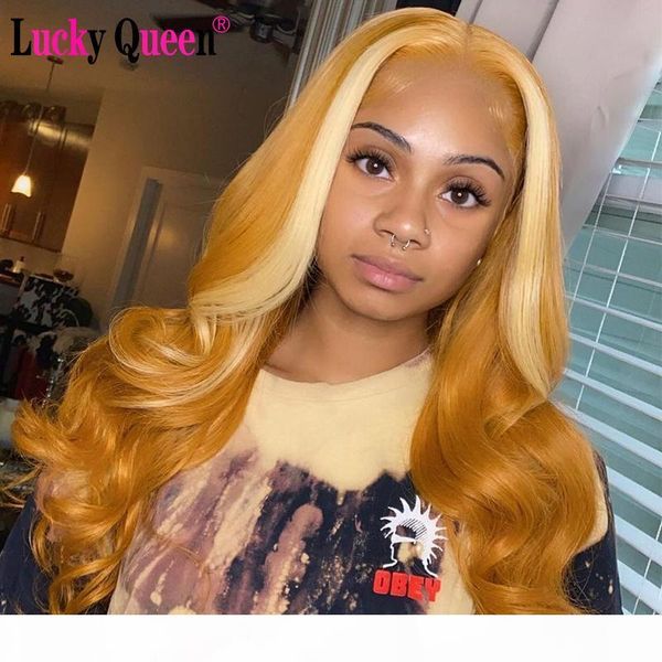 lucky queen malaysian body wave ombre orange color transparent lace front human hair wigs pre plucked for black women remy hair, Black;brown
lucky queen malaysian body wave ombre orange color transparent lace front human hair wigs pre plucked for black women remy hair, Black;brown