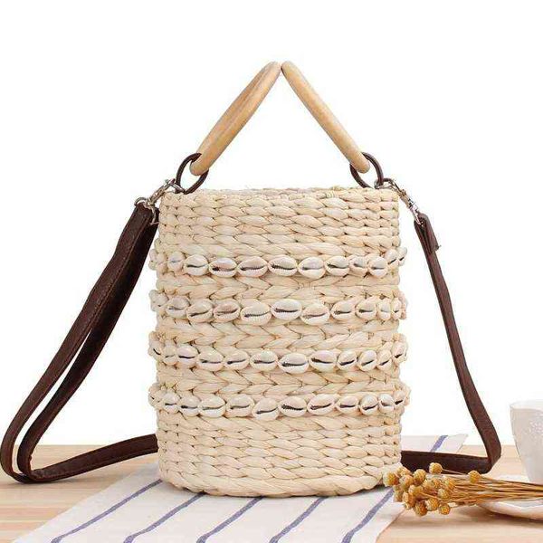 shopping bags natural corn husk straw for women shell bucket fashion woven bag hand vintage large and luxurious round handbag 220309
shopping bags natural corn husk straw for women shell bucket fashion woven bag hand vintage large and luxurious round handbag 220309