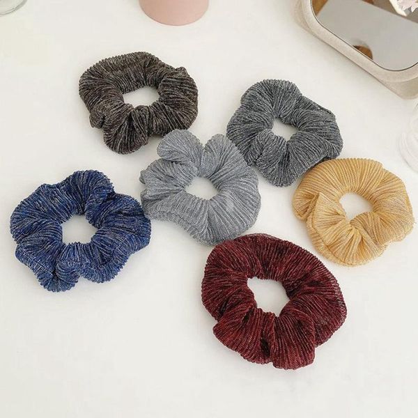 bling glitter shining hair rope ponytail hair ties solid color elastic band women scrunchies girls accessories, Slivery;white
bling glitter shining hair rope ponytail hair ties solid color elastic band women scrunchies girls accessories, Slivery;white