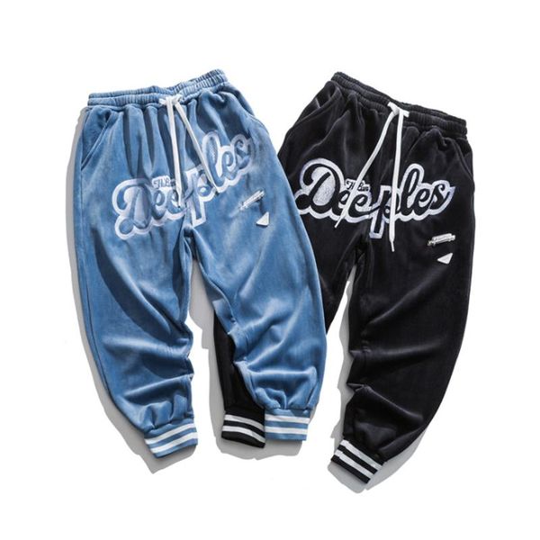 20ss harajuku ретро буквы сплошные цвета drawstring повседневные брюки плюс бархат толщиной corduroy повседневные спортивные штаны, Black
20ss harajuku ретро буквы сплошные цвета drawstring повседневные брюки плюс бархат толщиной corduroy повседневные спортивные штаны, Black