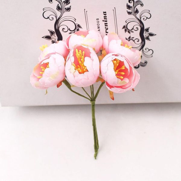 6pcs/lot rose mini tea buds artificial flowers bouquet handmade diy craft wreath scrapbooking for home wedding decoratio bbyzrd
6pcs/lot rose mini tea buds artificial flowers bouquet handmade diy craft wreath scrapbooking for home wedding decoratio bbyzrd