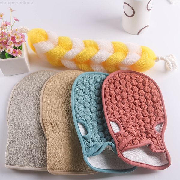 fingerless double-sided strong towel mud decontamination bath artifact solid color honeycomb bathing gloves
fingerless double-sided strong towel mud decontamination bath artifact solid color honeycomb bathing gloves