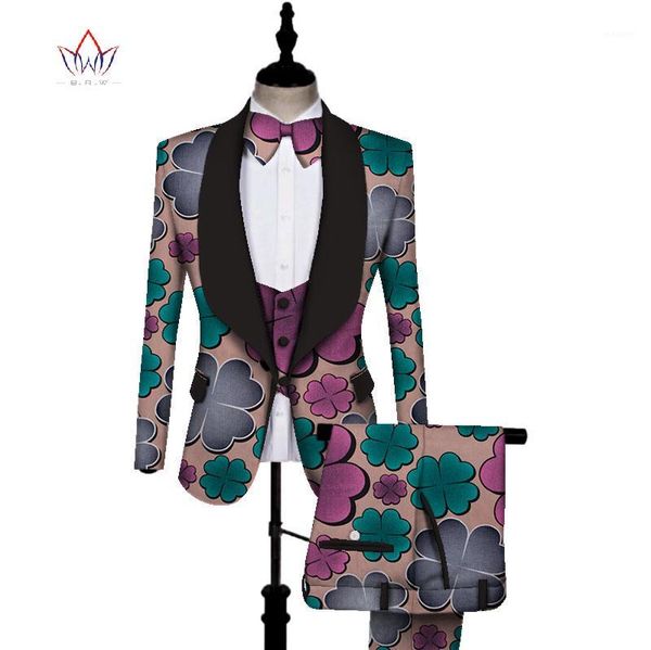 african print 3 pieces men sets dashiki and trouser & vest set bazin plus size traditional african clothing wyn4311, Gray 
african print 3 pieces men sets dashiki and trouser & vest set bazin plus size traditional african clothing wyn4311, Gray