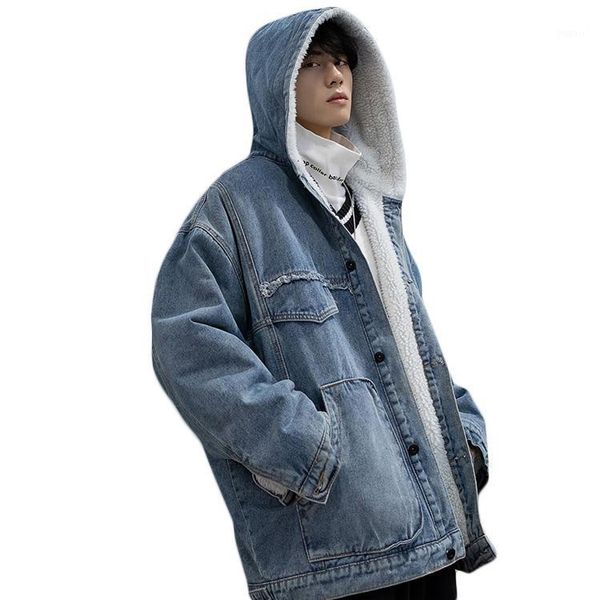 autumn winter men's thick warm parka coat hooded blue black cashmere lining casual outwear n291
autumn winter men's thick warm parka coat hooded blue black cashmere lining casual outwear n291