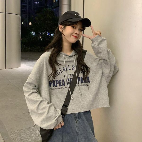 women's hoodies & sweatshirts fashion loose harajuku streetwear hip hop aesthetic korean style crewneck hoodie sudaderas clothing db60w, Black
women's hoodies & sweatshirts fashion loose harajuku streetwear hip hop aesthetic korean style crewneck hoodie sudaderas clothing db60w, Black