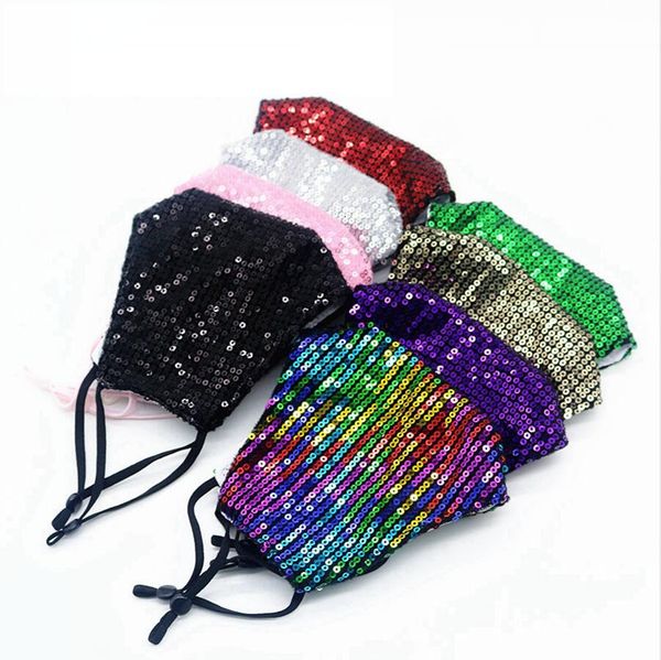 fashion sequins face bling washable reusable factory mouth cover outdoor dustproof protective mask dda442
fashion sequins face bling washable reusable factory mouth cover outdoor dustproof protective mask dda442