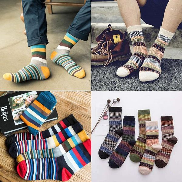 1/2/5pair long men socks colorful winter men socks business fashion funny crew winter striped male warm meias sokken1, Black
1/2/5pair long men socks colorful winter men socks business fashion funny crew winter striped male warm meias sokken1, Black