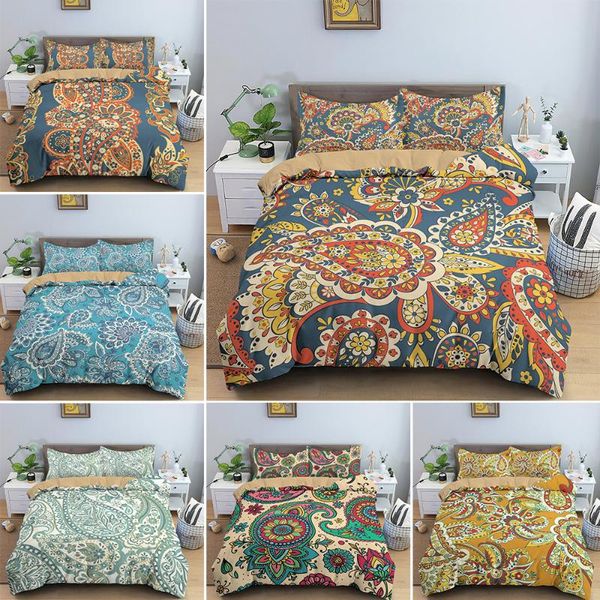 boho paisley decor king size bedding set 2/3pcs with pillowcase duvet cover comforter sets home textile
boho paisley decor king size bedding set 2/3pcs with pillowcase duvet cover comforter sets home textile