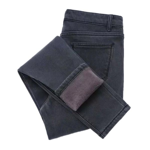 women's pants & capris winter thick fleece warm loose jeans women high waist casual streetwear female blue denim plus size trousers p3, Black;white
women's pants & capris winter thick fleece warm loose jeans women high waist casual streetwear female blue denim plus size trousers p3, Black;white