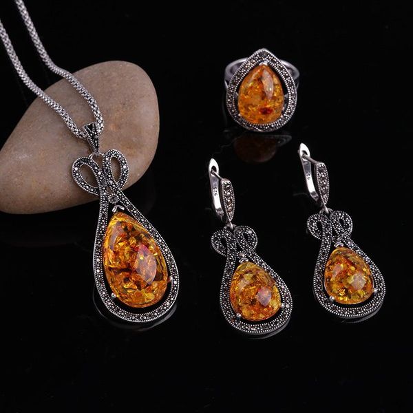 sellsets silver color vintage jewellery black rhinestone and water drop shape resin pendant necklace set women jewelry sets
sellsets silver color vintage jewellery black rhinestone and water drop shape resin pendant necklace set women jewelry sets