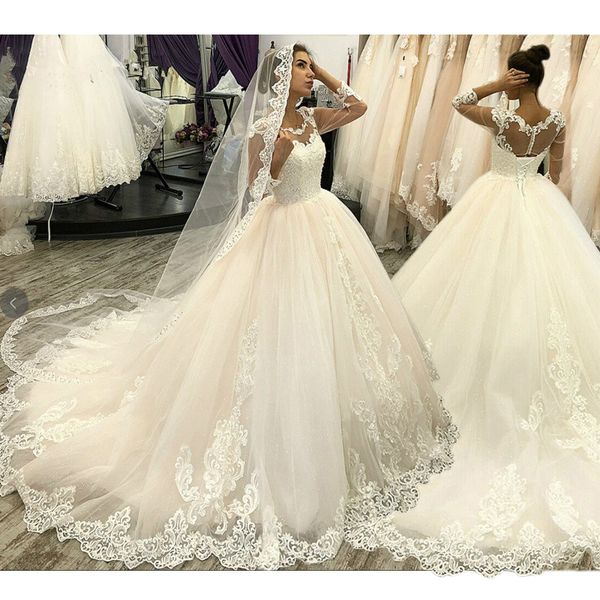 2021 new african ivory princess bow pure neck sleeve return rents with button dress ball tulle wedding gowns 6j6d, White
2021 new african ivory princess bow pure neck sleeve return rents with button dress ball tulle wedding gowns 6j6d, White
