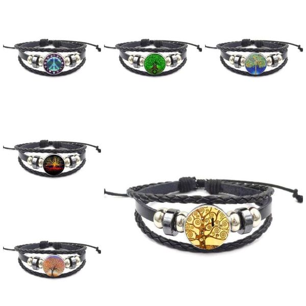 ej glaze tree of life for girls gifts harajuku style jewelry with plated glass cabochon black leather bracelet bangle, Golden;silver
ej glaze tree of life for girls gifts harajuku style jewelry with plated glass cabochon black leather bracelet bangle, Golden;silver