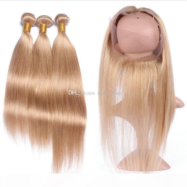 new arrive honey blonde 360 full lace frontals with bundles strawberry blonde human hair weaves with brazilian human hair 360 lace frontal, Black;brown
new arrive honey blonde 360 full lace frontals with bundles strawberry blonde human hair weaves with brazilian human hair 360 lace frontal, Black;brown