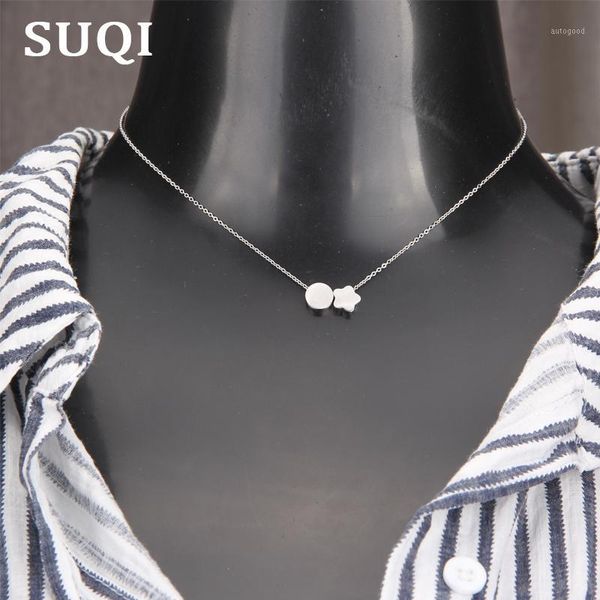 chokers suqi non-toxic stainless steel star silver color round necklace women choker pendants femme chain collar jewelry1, Golden;silver
chokers suqi non-toxic stainless steel star silver color round necklace women choker pendants femme chain collar jewelry1, Golden;silver