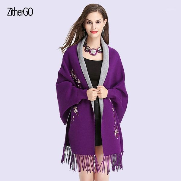 winter woolen jacket women cloak thick warm female embroidered tassel knitted cloak multiple colour lady fashion jacket1, Black
winter woolen jacket women cloak thick warm female embroidered tassel knitted cloak multiple colour lady fashion jacket1, Black