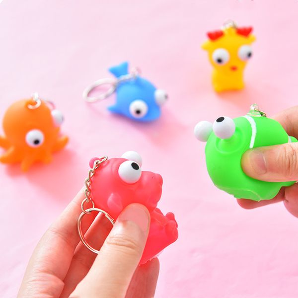 out 2020 novelty cute squeeze antistress keychain toy eyes doll stress relief venting random joking decompression funny, Silver
out 2020 novelty cute squeeze antistress keychain toy eyes doll stress relief venting random joking decompression funny, Silver
