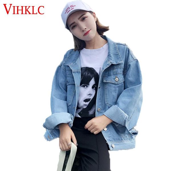 2020 spring autumn women jacket new korean version loose wild blue jeans clothing casual short coat tooling single-breasted x38, Black;brown
2020 spring autumn women jacket new korean version loose wild blue jeans clothing casual short coat tooling single-breasted x38, Black;brown