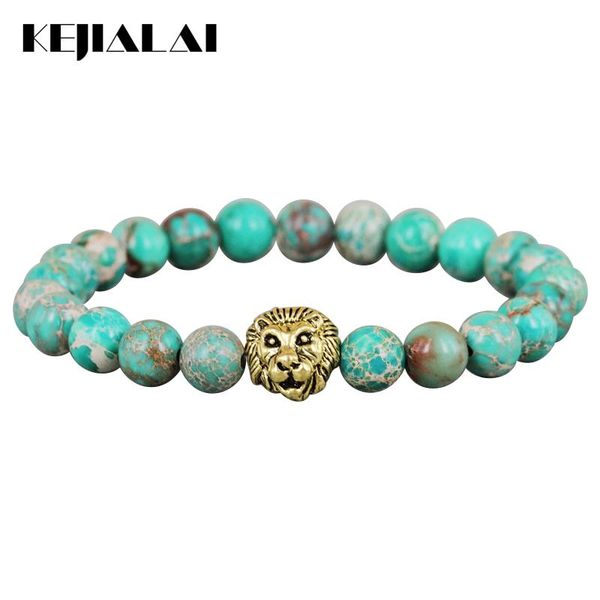 beaded, strands 2021 mens jewelry design 8mm green sea sediment stone beads antique color lion bracelets, party gift, Black
beaded, strands 2021 mens jewelry design 8mm green sea sediment stone beads antique color lion bracelets, party gift, Black