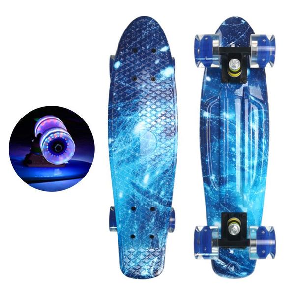 skateboarding 22inch skate board flash led wheels mini cruiser skateboard plastic starry sky galaxy printed longboard street outdoor sport
skateboarding 22inch skate board flash led wheels mini cruiser skateboard plastic starry sky galaxy printed longboard street outdoor sport