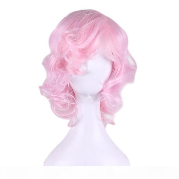 woodfestival short curly pink wig cosplay anime costume wig heat resistant synthetic wigs lolita wigs for women oblique bangs, Black
woodfestival short curly pink wig cosplay anime costume wig heat resistant synthetic wigs lolita wigs for women oblique bangs, Black