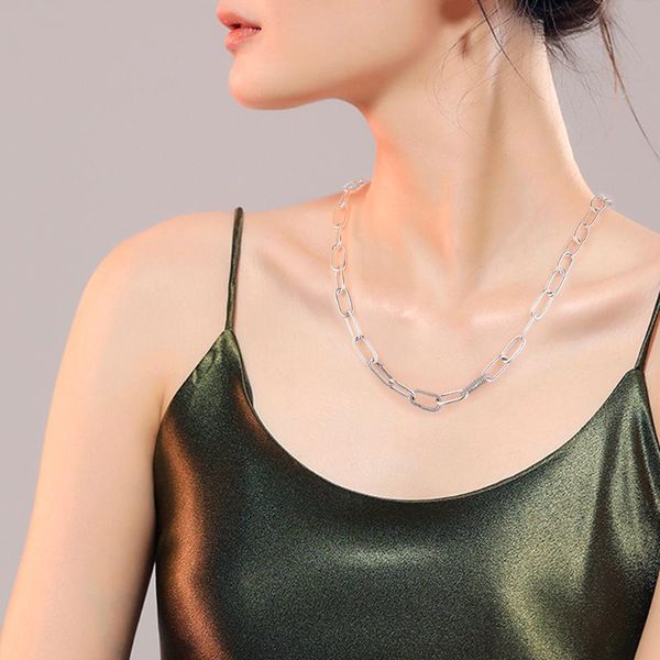 necklaces 100% 925 sterling silver jewelry me link necklaces for women men gift 02mn01
necklaces 100% 925 sterling silver jewelry me link necklaces for women men gift 02mn01