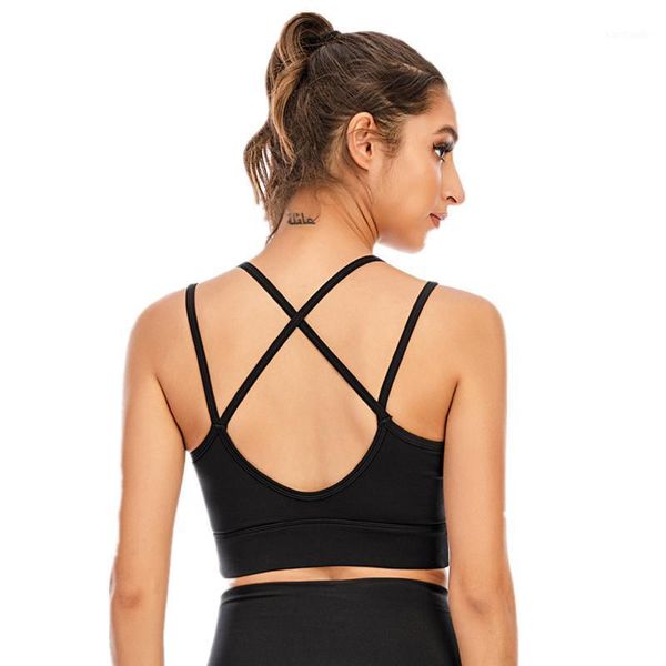 gym clothing myzyqg sports yoga bras women spaghetti strap underwear cross shockproof running bra fitness workout lingerie1, White;black
gym clothing myzyqg sports yoga bras women spaghetti strap underwear cross shockproof running bra fitness workout lingerie1, White;black