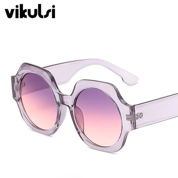 sunglasses fashion round oversized women vintage brand designer big frames gradient purple pink shades men eyewear uv400 gift, White;black
sunglasses fashion round oversized women vintage brand designer big frames gradient purple pink shades men eyewear uv400 gift, White;black