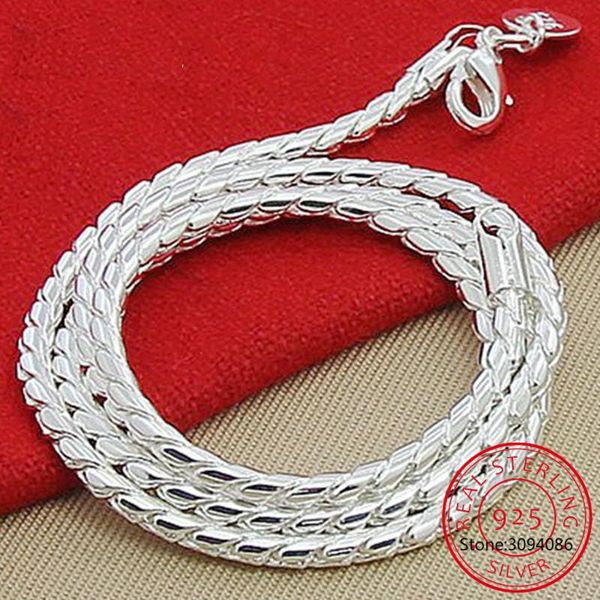 chains 925 sterling silver 3mm snake chain necklace woman man fashion simple 20 inches jewelry colar de prata
chains 925 sterling silver 3mm snake chain necklace woman man fashion simple 20 inches jewelry colar de prata