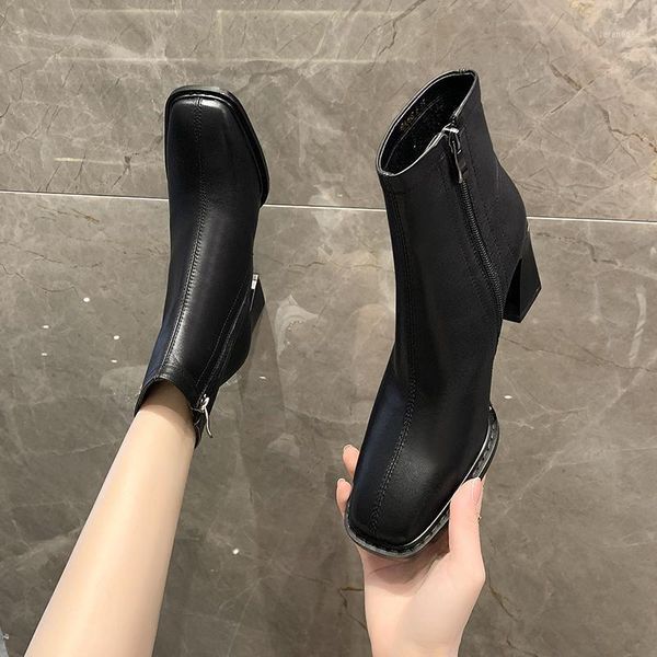 white mid-calf boots shoes boots-women round toe winter footwear low high heel ladies autumn 2020 rock rubber mid calf1, Black
white mid-calf boots shoes boots-women round toe winter footwear low high heel ladies autumn 2020 rock rubber mid calf1, Black