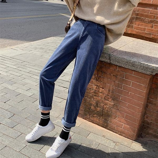 new 2020 autumn winter thicken women corduroy pants fashion high waist female harem pants streetwear loose trousers plus size1, Black;white
new 2020 autumn winter thicken women corduroy pants fashion high waist female harem pants streetwear loose trousers plus size1, Black;white
