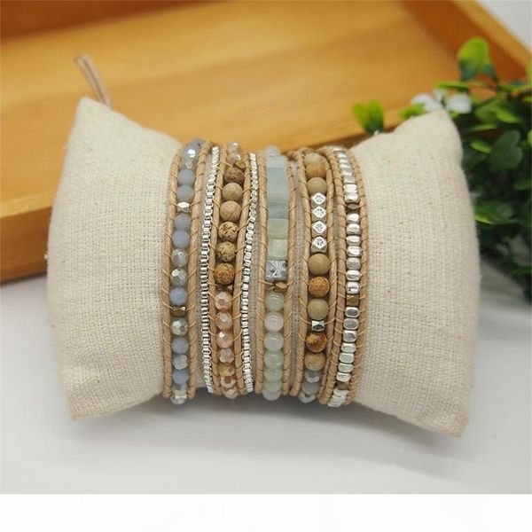 316 ite mix beadwork 5 wrap bracelet, boho stainless steel box chain bracelet jewelry for women men drop ship y2078lx, Black
316 ite mix beadwork 5 wrap bracelet, boho stainless steel box chain bracelet jewelry for women men drop ship y2078lx, Black