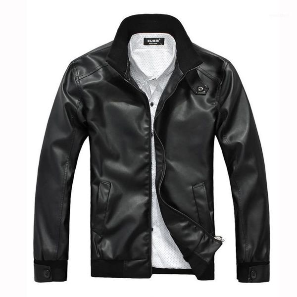 2020 new fashion autumn spring male pu leather jacket black brown mens stand collar coats leather biker jackets1
2020 new fashion autumn spring male pu leather jacket black brown mens stand collar coats leather biker jackets1