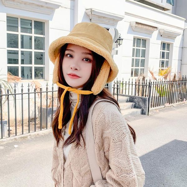 japanese cute bucket hat for women girls new fashion suede fisherman hat thick lamb wool warm ear protection plush panama cap, Blue;gray
japanese cute bucket hat for women girls new fashion suede fisherman hat thick lamb wool warm ear protection plush panama cap, Blue;gray